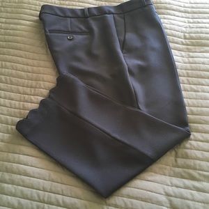 Banana Republic Blue Scalloped Hem Trousers